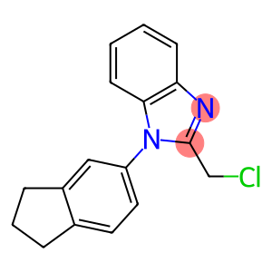 2-(chloromethyl)-1-(2,3-dihydro-1H-inden-5-yl)-1H-1,3-benzodiazole