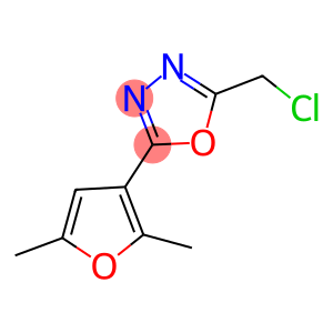 2-(CHLOROMETHYL)-5-(2,5-DIMETHYL-3-FURYL)-1,3,4-OXADIAZOLE