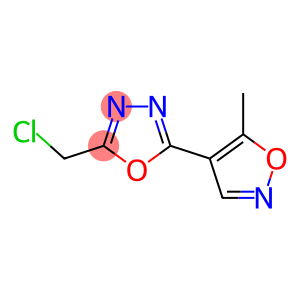 2-(chloromethyl)-5-(5-methylisoxazol-4-yl)-1,3,4-oxadiazole