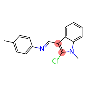 2-Chloro-1-methyl-3-[[(4-methylphenyl)imino]methyl]-1H-indole