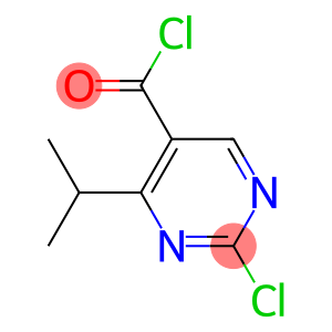 2-chloro-4-(1-methylethyl)pyrimidine-5-carbonyl chloride