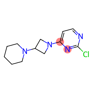 2-chloro-4-(3-piperidin-1-ylazetidin-1-yl)pyrimidine