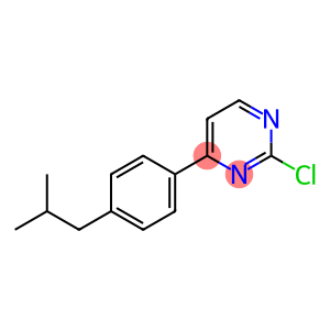 2-Chloro-4-(4-isobutyl-phenyl)-pyrimidine