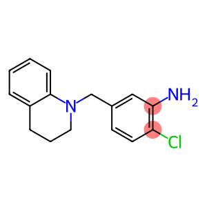 2-chloro-5-(1,2,3,4-tetrahydroquinolin-1-ylmethyl)aniline