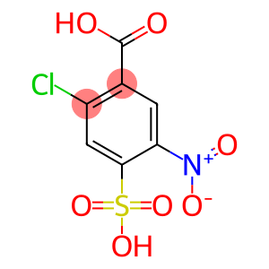 2-Chloro-5-nitro-4-sulfobenzoic acid