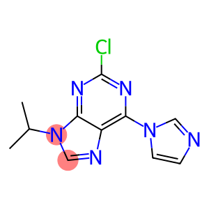 2-chloro-6-(1H-imidazol-1-yl)-9-(1-methylethyl)-9H-purine