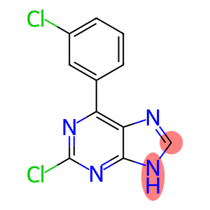 2-chloro-6-(3-chlorophenyl)-9H-purine