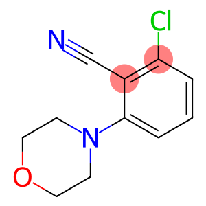 2-chloro-6-morpholinobenzonitrile