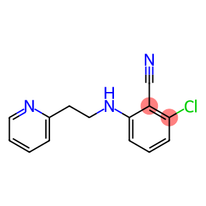 2-chloro-6-{[2-(2-pyridyl)ethyl]amino}benzonitrile