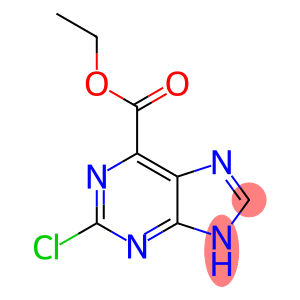 2-Chloro-9H-purine-6-carboxylic acid ethyl ester