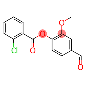 2-CHLORO-BENZOIC ACID 4-FORMYL-2-METHOXY-PHENYL ESTER