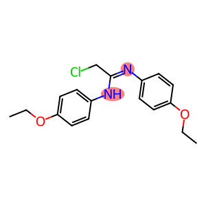 2-CHLORO-N,N'-BIS-(4-ETHOXY-PHENYL)-ACETAMIDINE