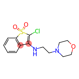 2-Chloro-N-(2-morpholinoethyl)benzo[b]thiophen-3-amine1,1-dioxide