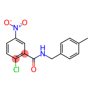 2-chloro-N-[(4-methylphenyl)methyl]-5-nitrobenzamide