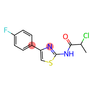 2-CHLORO-N-[4-(4-FLUORO-PHENYL)-THIAZOL-2-YL]-PROPIONAMIDE