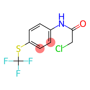 2-Chloro-N-{4-[(trifluoromethyl)sulphanyl]phenyl}acetamide
