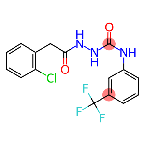 2-[(2-chlorophenyl)acetyl]-N-[3-(trifluoromethyl)phenyl]hydrazinecarboxamide