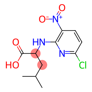 2-[(6-chloro-3-nitro-2-pyridinyl)amino]-4-methylpentanoic acid