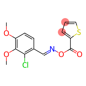 2-[({[(2-chloro-3,4-dimethoxyphenyl)methylene]amino}oxy)carbonyl]thiophene