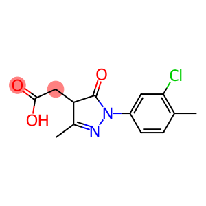 2-[1-(3-chloro-4-methylphenyl)-3-methyl-5-oxo-4,5-dihydro-1H-pyrazol-4-yl]acetic acid