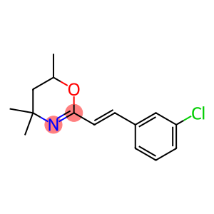 2-[2-(3-Chlorophenyl)ethenyl]-5,6-dihydro-4,4,6-trimethyl-4H-1,3-oxazine