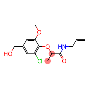 2-[2-chloro-4-(hydroxymethyl)-6-methoxyphenoxy]-N-(prop-2-en-1-yl)propanamide