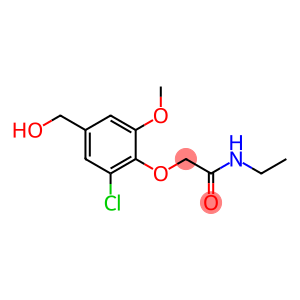 2-[2-chloro-4-(hydroxymethyl)-6-methoxyphenoxy]-N-ethylacetamide