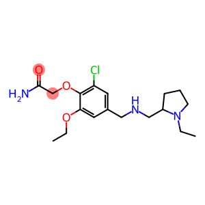 2-[2-chloro-6-ethoxy-4-({[(1-ethyl-2-pyrrolidinyl)methyl]amino}methyl)phenoxy]acetamide