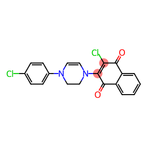 2-[[4-(4-Chlorophenyl)-1,2,3,4-tetrahydropyrazin]-1-yl]-3-chloro-1,4-naphthoquinone