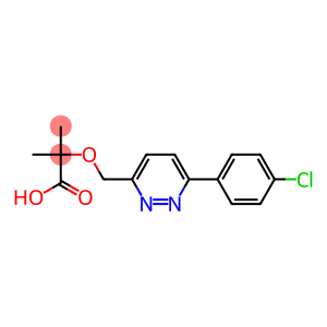 2-[[6-(4-Chlorophenyl)-3-pyridazinyl]methoxy]-2-methylpropionic acid