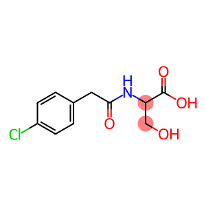 2-{[(4-chlorophenyl)acetyl]amino}-3-hydroxypropanoic acid