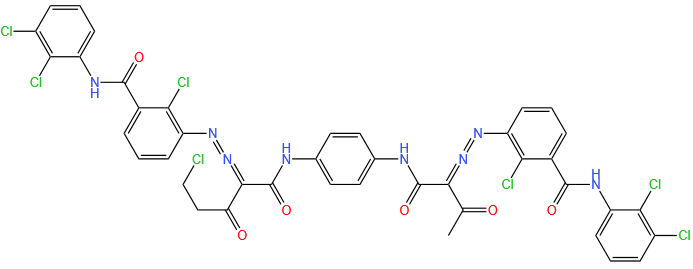 3,3'-[2-(Chloromethyl)-1,4-phenylenebis[iminocarbonyl(acetylmethylene)azo]]bis[N-(2,3-dichlorophenyl)-2-chlorobenzamide]