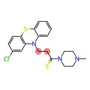 3-(2-Chloro-10H-phenothiazin-10-yl)-1-(4-methyl-1-piperazinyl)-1-propanethione