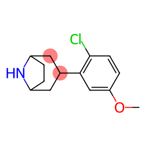 3-(2-chloro-5-methoxyphenyl)-8-azabicyclo[3.2.1]octane