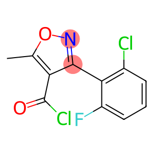 3-(2-CHLORO-6-FLUOROPHENYL)-5-METHYL-4-CHLOROCARBONYLISOXAZOLE