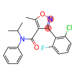 3-(2-chloro-6-fluorophenyl)-N-isopropyl-5-methyl-N-phenyl-4-isoxazolecarboxamide