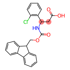 3-(2-chlorophenyl)-3-{[(9H-fluoren-9-ylmethoxy)carbonyl]amino}propanoic acid