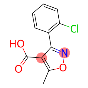 3-(2-chlorophenyl)-5-methyl-1,2-oxazole-4-carboxylic acid