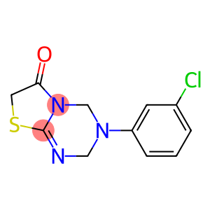 3-(3-chlorophenyl)-3,4,6,7-tetrahydro-2H-[1,3,5]triazino[2,1-b][1,3]thiazol-6-one