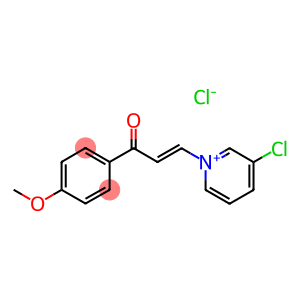 3-(3-CHLOROPYRIDINIUM-1-YL)-1-(4-METHOXYPHENYL)PROP-2-EN-1-ONE CHLORIDE