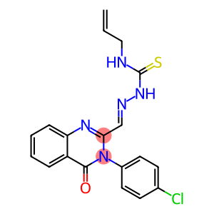 3-(4-Chlorophenyl)-2-[[[allylamino]thiocarbonylamino]iminomethyl]quinazolin-4(3H)-one