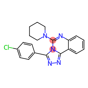 3-(4-Chlorophenyl)-5-(1-piperidinyl)-1,2,4-triazolo[4,3-c]quinazoline