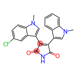 3-(5-Chloro-1-methyl-1H-indol-3-yl)-4-(1-methyl-1H-indol-3-yl)-1H-pyrrole-2,5-dione