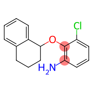 3-chloro-2-(1,2,3,4-tetrahydronaphthalen-1-yloxy)aniline