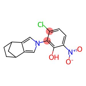 3-Chloro-2-(4,5,6,7-tetrahydro-4,7-methano-2H-isoindol-2-yl)-6-nitrophenol