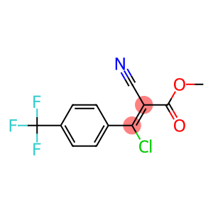 3-CHLORO-2-CYANO-3-[4-(TRIFLUOROMETHYL)PHENYL]-2-PROPENOIC ACIDETHYL ESTER