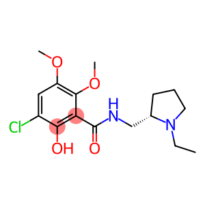 3-Chloro-2-hydroxy-5,6-dimethoxy-N-[[(2S)-1-ethylpyrrolidin-2-yl]methyl]benzamide