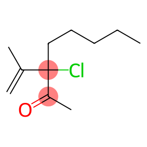 3-Chloro-3-(1-methylethenyl)octan-2-one