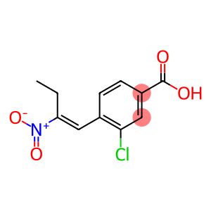 3-Chloro-4-(2-ethyl-2-nitroethenyl)benzoic acid