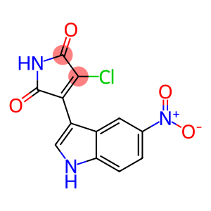3-chloro-4-(5-nitro-1H-indol-3-yl)-1H-pyrrole-2,5-dione